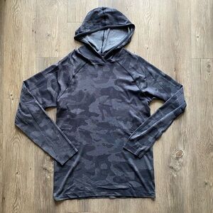 Training Day Hooded Shirt by Fabletics - Black Camo